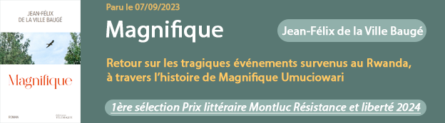 Magnifique, Jean-Félix de la Ville Baugé, Ed. Télémaque, septembre 2023
